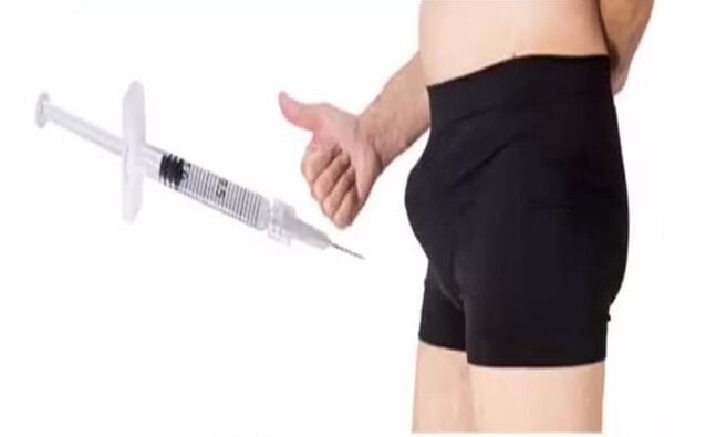 tiêm vào dương vật